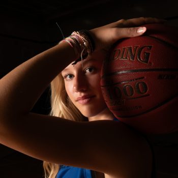 Dramatic basketball athlete portrait Maple Grove MN